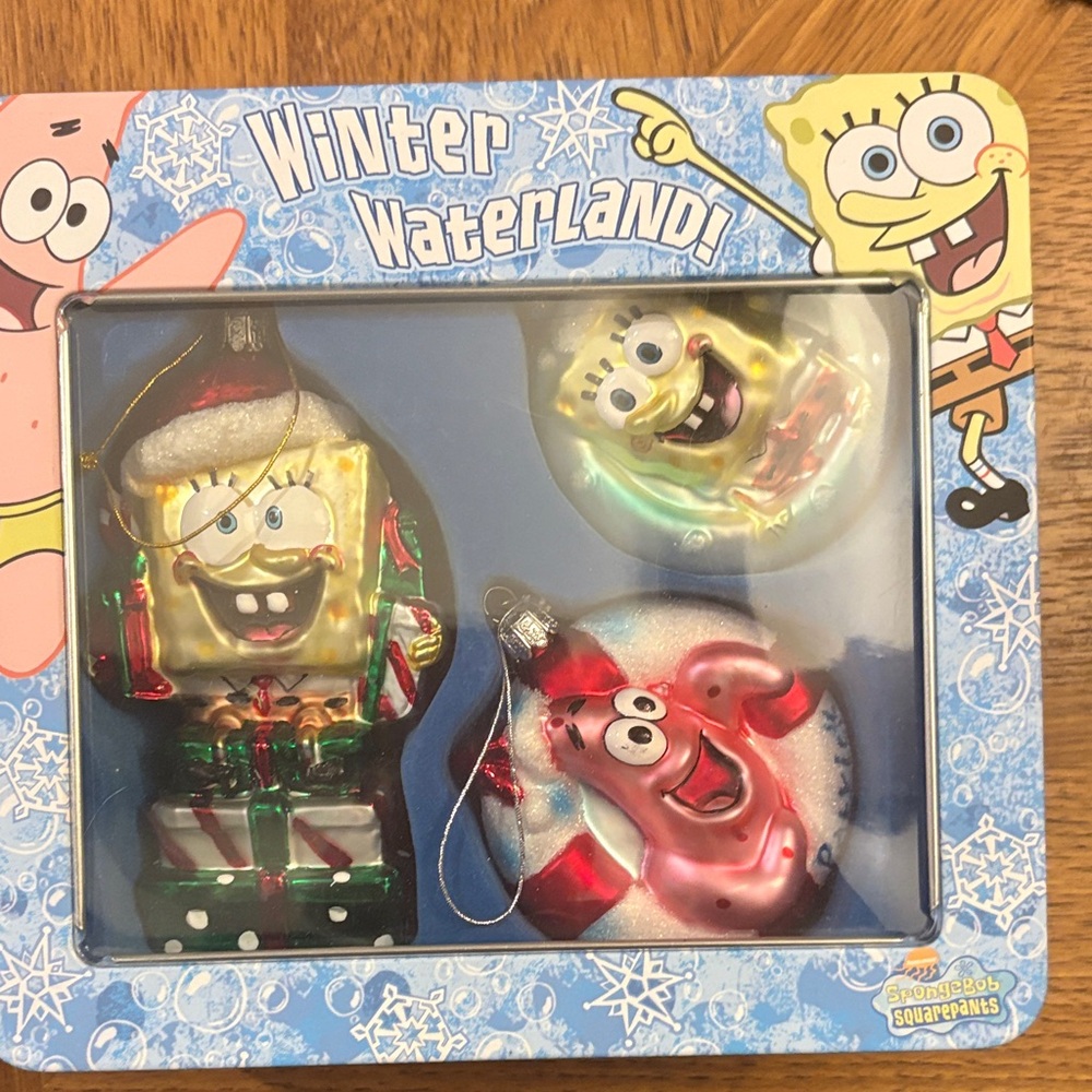 SpongeBob SquarePants Winter Wonderland Ornament Set